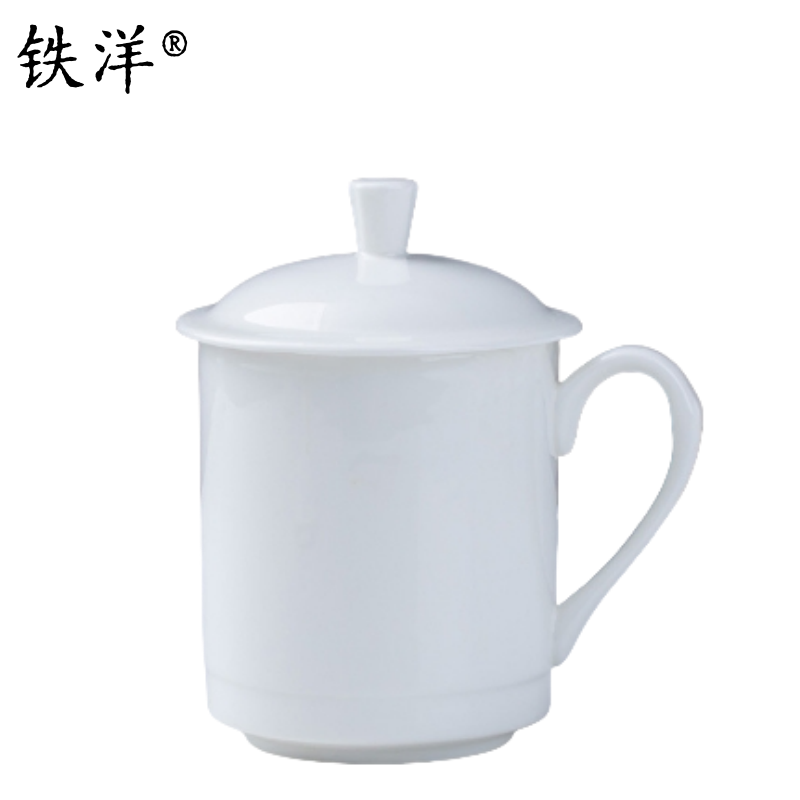 铁洋 纯白平面小景瓷杯 8cm*12.5cm 个