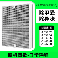 适配飞利浦空气净化器滤芯FY3137[原机标准夹碳布]