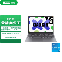 联想(Lenovo)小新16 16英寸轻薄本笔记本电脑(酷睿i5-13420H 24G 512G 高色域护眼屏16:10大视野) 商务办公学习 银色