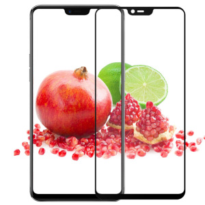 [买2送手机壳]轻万适用oppoa5钢化膜全屏玻璃贴膜丝印黑色oppo手机保护膜