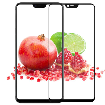 [买2送手机壳]轻万适用oppoa5钢化膜全屏玻璃贴膜丝印黑色oppo手机保护膜