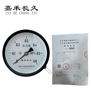 嘉禾长久 压力表轴向(带辽宁省级检定证书)Y100Z 块