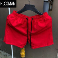 HLCOMAN四分裤男夏季沙滩裤韩版三分裤速干短裤糖果色宽松薄款运动短裤潮