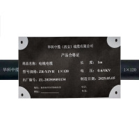 华科中缆 电线电缆 ZR-YJVR-0.6/1KV-1×120 米