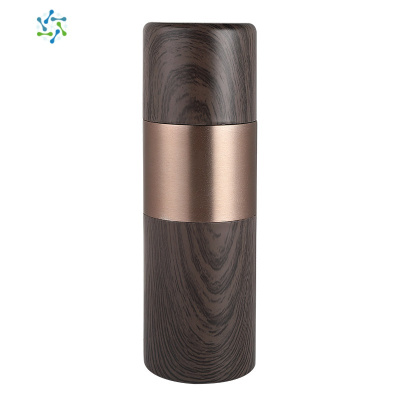 保温杯子陶瓷内胆男商务水杯定制便携男士过滤茶水分离泡茶杯三维工匠儒士-橡木纹