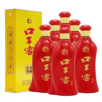 [口子窖年货节]口子窖6年型 六年型41度450ML*6瓶兼香型白酒整箱装口子酒