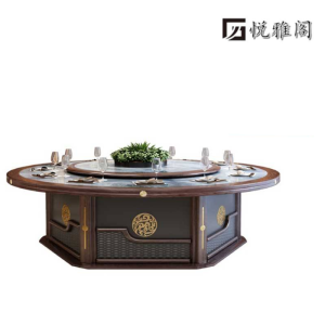 悦雅阁 实木餐桌 2.2米 张