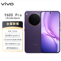 vivo Y600 Pro 星曜紫 8GB+512GB 10200mAh耐超低温蓝海电池 耐久抗摔防水 寰宇增强通信3.0 AI 5G手机