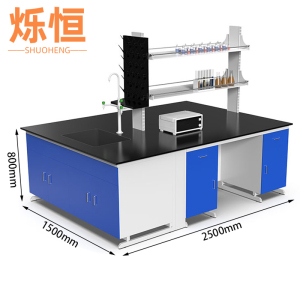 烁恒实验桌钢木2.5m台