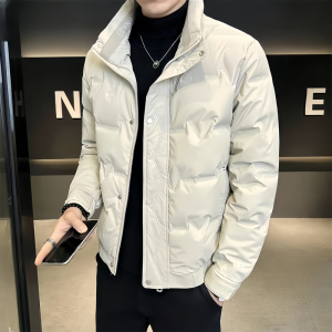 啄木鸟2025男士羽绒棉服加厚保暖休闲立领冬季潮流男款棉衣外套XN