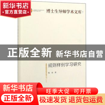 正版 规则样例学习研究 张奇 光明日报出版社 9787519453442 书籍