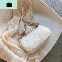 今年流行包包小简约法棍女百搭法式时尚2020新款潮小众腋下包白色NEW LAKE女士单肩包