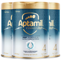 [3罐装]Aptamil香港原装进口爱他美奇迹白罐4段3岁以上适度水解婴幼儿配方奶粉900g