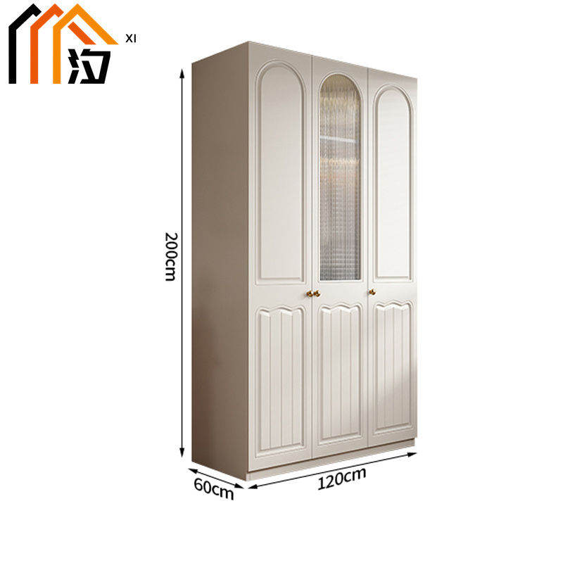 汐 木质衣柜 三门 台