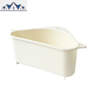 洗碗池百洁布水沥水架三角收纳架挂架免打孔厨房蔬菜置物架家用 三维工匠