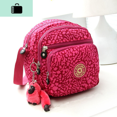 新款潮斜挎包小包包 女士单肩包牛津纺帆布包新款小方包NEW LAKE