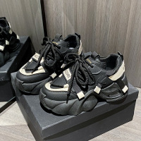 ins韩版新款老爹鞋女秋季学生跑步运动厚底增高休闲鞋