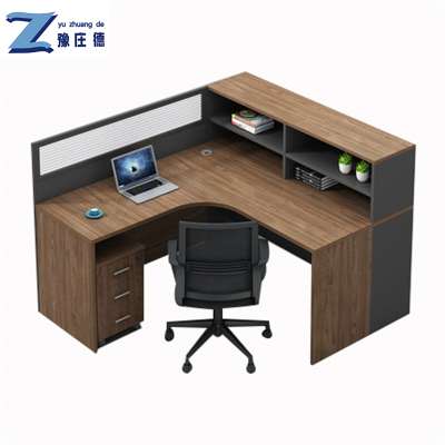 豫庄德屏风桌单人L型套