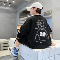 童装男童夏装短袖T恤2025新款夏季薄款上衣帅气儿童酷帅男孩潮牌t