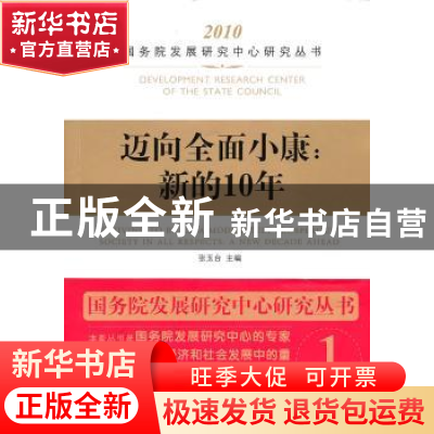 正版 迈向全面小康:新的10年:a new decade ahead 张玉台 中国发