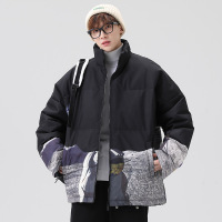 男装秋冬季潮流羽绒服情侣新款保暖加厚外套立领面包服男士羽绒服