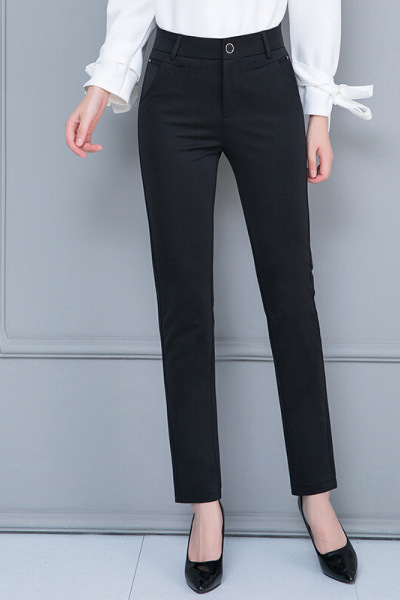 迪鲁奥(DILUAO)新款女装妈妈裤子秋装长裤中老年女裤新款高腰常规休闲中年妇女裤大码