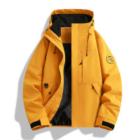 户外工装夹克冲锋衣男女同款防水夹克情侣登山服休闲潮牌连帽外套