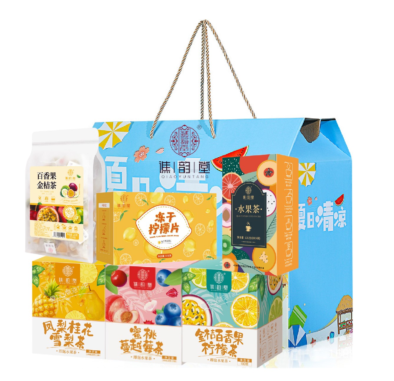 谯韵堂 花果茶礼盒F100 775克/盒