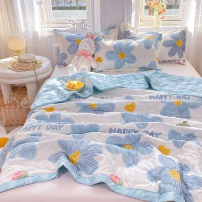 夏凉被空调被家用薄款被单双人学生宿舍可水洗机洗