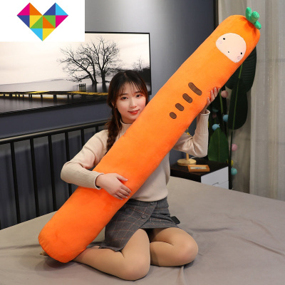 睡觉抱枕长条枕陪你睡女生床上男生款侧睡夹腿孕妇圆柱枕头可拆洗御蓝锦