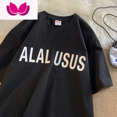 七斓宽松百搭休闲t恤短袖男款夏季300g小领口潮t美式情侣半袖