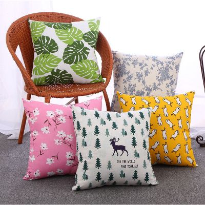 SleepyBear抱枕欧式棉麻卡通抱枕生日礼物汽车抱枕床头靠垫办公室沙发抱枕