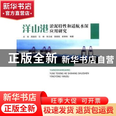 正版 洋山港淤泥特性和适航水深应用研究 应强[等]编著 海洋出版