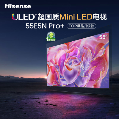 海信电视55E5N Pro 55英寸 512分区Mini LED 240Hz高刷 超薄大屏智慧屏 4+64G智能电视机