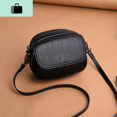 三层小包包女2020新款韩版中年女士单肩斜挎包百搭大气妈妈软皮包NEW LAKE女斜挎包