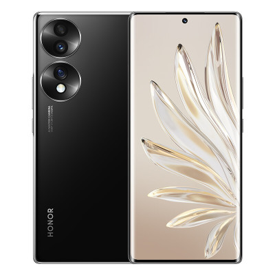 荣耀(HONOR) 70 12+256G 亮黑色手机 IMX800三主摄 双曲屏设计 高通骁龙778G Plus 66W快充 5G手机