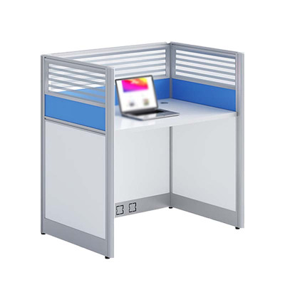 汉诺鑫威办公桌员工位桌椅组合经济型工位挡板电脑桌财务屏风卡座单人位(不含椅)
