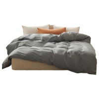 天山柔 220*240cm 全棉素色 四件套 (计价单位:套) 灰色