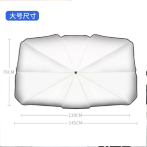 手动10骨钢骨伞架 钛银布 橡胶漆手柄 YF-S2021005