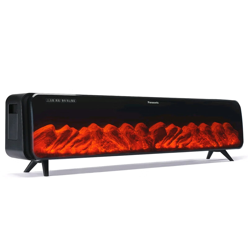 松下(Panasonic)石墨烯取暖器踢脚线电暖器家用电暖气片仿真炭火速热取暖节能省电轻音移动地暖DS-A2142CG