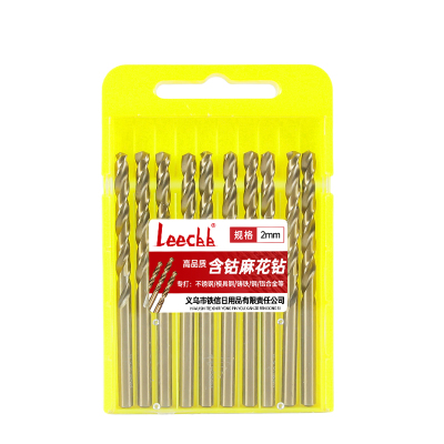 Leecbb 含钴钻头 2mm 根