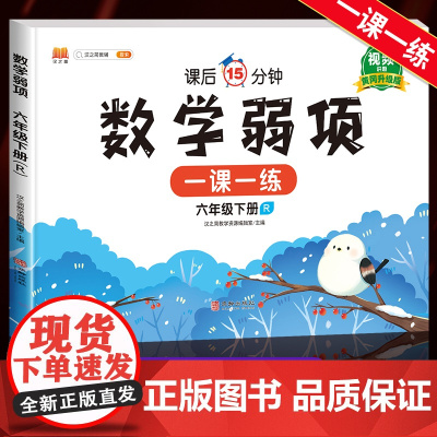 2025新版 六年级下册数学一课一练弱项同步练习册部编人教版小学6下学期思维专项训练应用题强化训练计算题试卷测试卷随堂课
