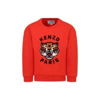 高田贤三(Kenzo)男童长袖纯棉圆领套头卫衣休闲百搭运动保暖外套