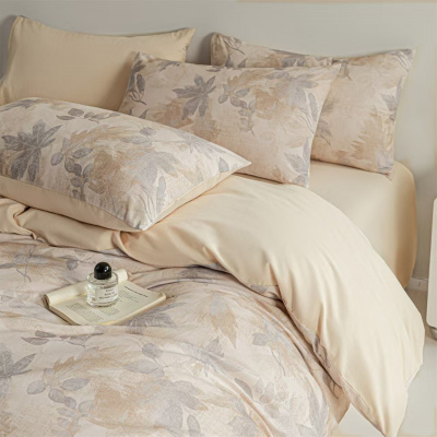 秋冬加厚全棉磨毛四件套被套纯棉柔软床单床上用品套件三件套