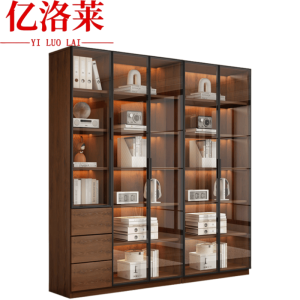 亿洛莱 落地书柜 200*32*200cm 个