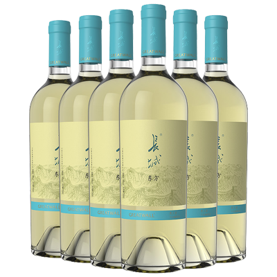 官方旗舰店-长城东方贵人香干白葡萄酒750ml*6蓬莱产区中粮直营