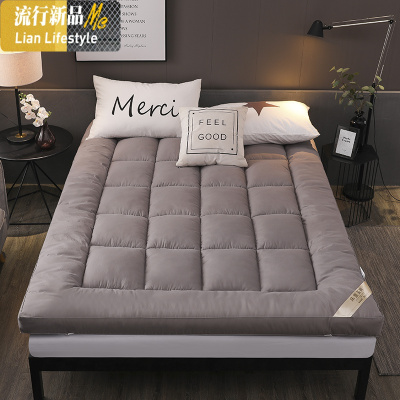 加厚10cm羽绒棉床垫1.5m软垫1.8米榻榻米护垫双人床褥子垫被2x2.2 三维工匠