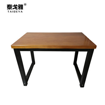 泰戈雅 钢木桌 1.6x0.8x0.75米 张