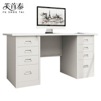 芙首泰钢制办公桌八抽1200*600*740mm张