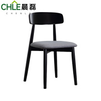 晨磊 靠背椅 43*49.5*81.5cm(黑色木架)把